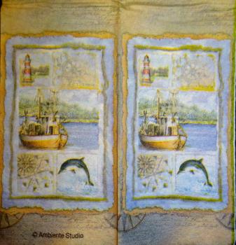 007 Maritime - 3 ply - Ambiente - Handkerchief